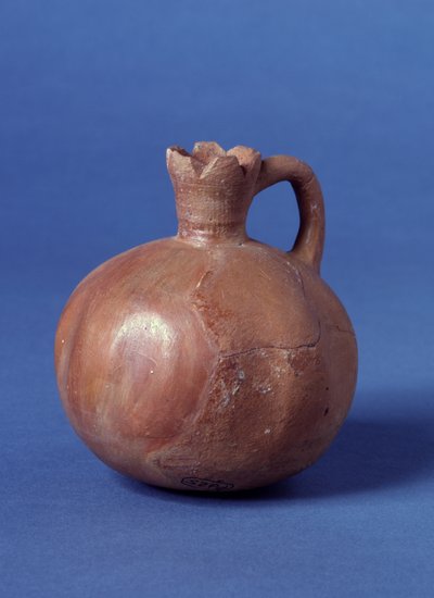 Brocca preistorica lucidata a forma di melograno, Gerusalemme da Prehistoric
